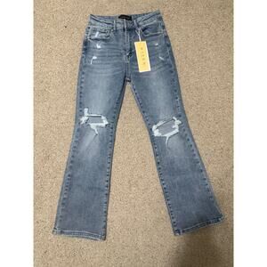 NWT Risen High Rise Ankle Flare Size 5/27